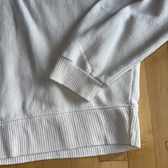 Zara white soft high neck Hoodie, XL, P1393 - Picture 3 of 5